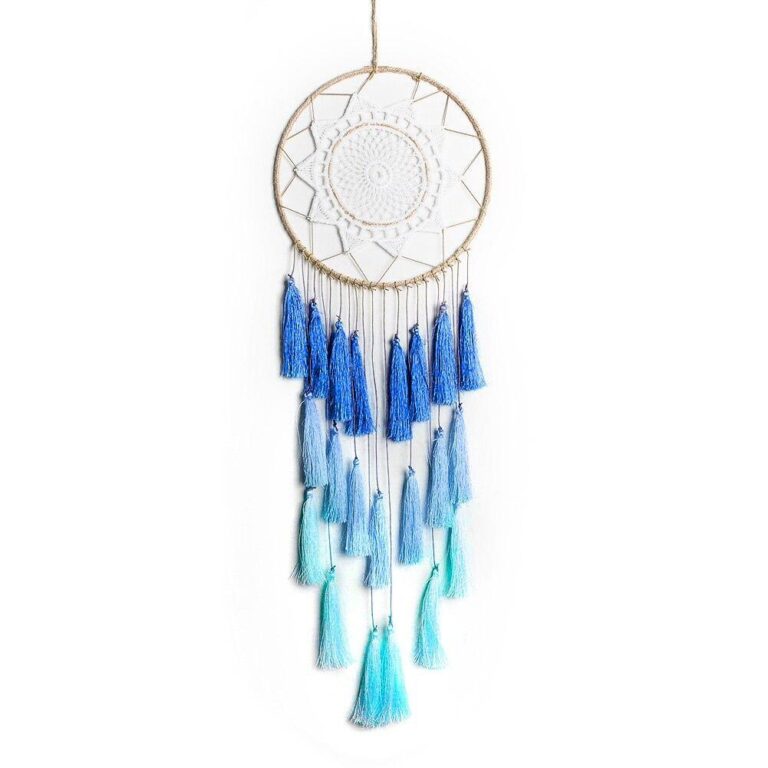 Blå og hvit drømmefanger