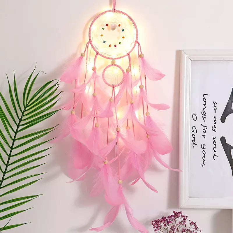 Drømmefanger med lys