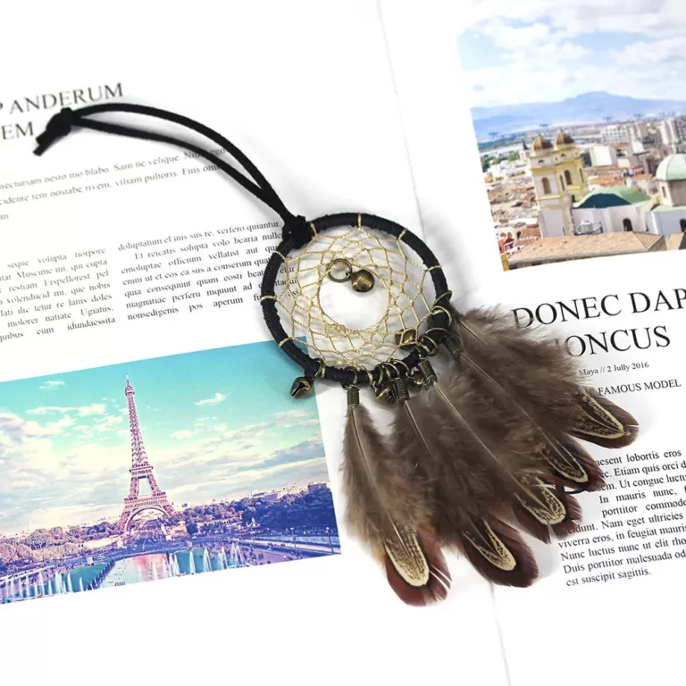 Indisk drømmefanger med apache fjær