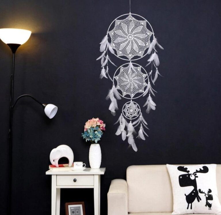 Stor hvit drømmefanger
