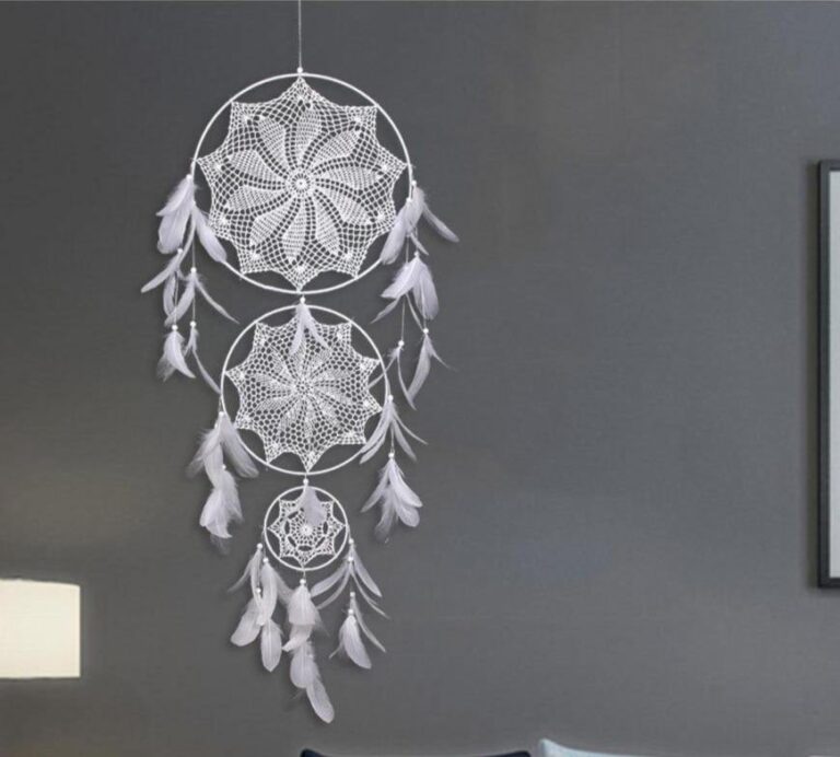 Stor hvit drømmefanger